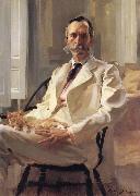 Man with the Cat Portrait of Henry Sturgis Drinker Cecilia Beaux